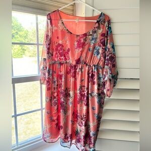 Set of 2 Pinkblush babydoll style maternity dresses